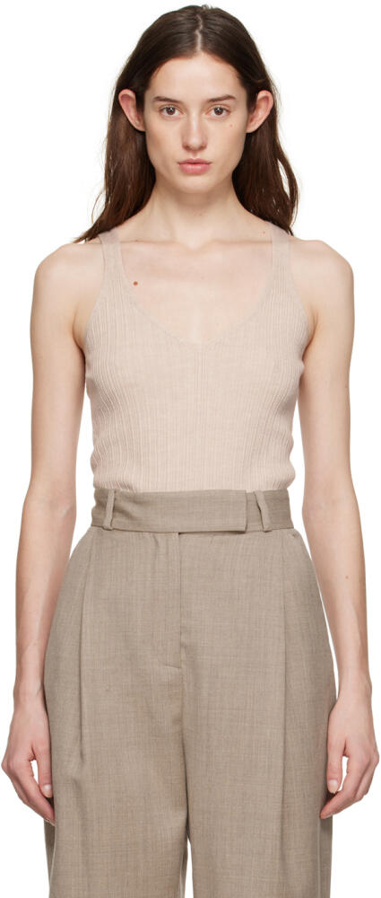 by Malene Birger Beige Bevina Tank Top Cover