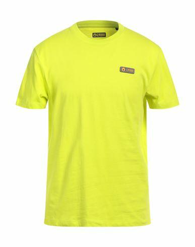 Ciesse Piumini Man T-shirt Acid green Cotton Cover