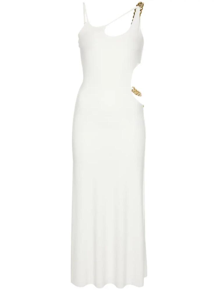 NISSA cut-out midi dress - White Cover