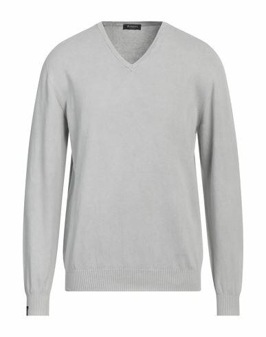 Arovescio Man Sweater Light grey Cotton Cover