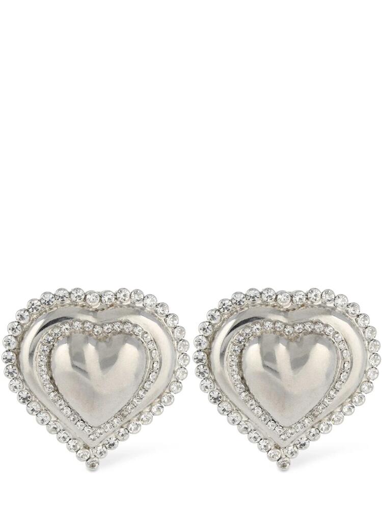 ALESSANDRA RICH Heart Stud Earrings Cover