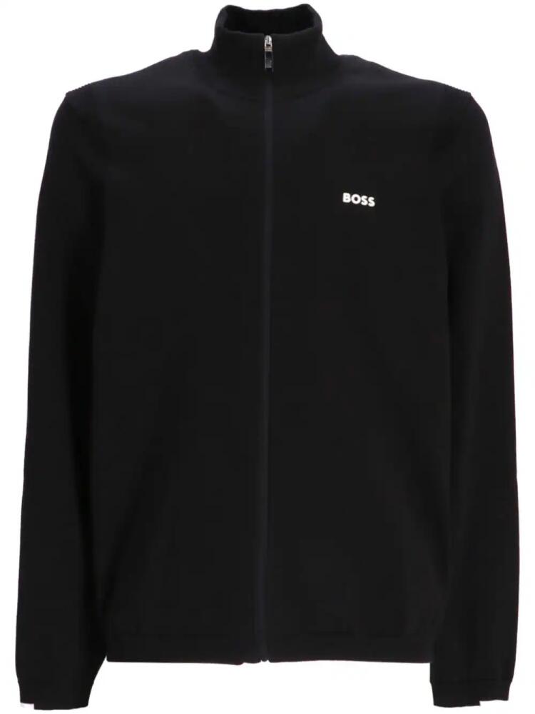 BOSS Ever-Z zip-up cardigan - Black Cover