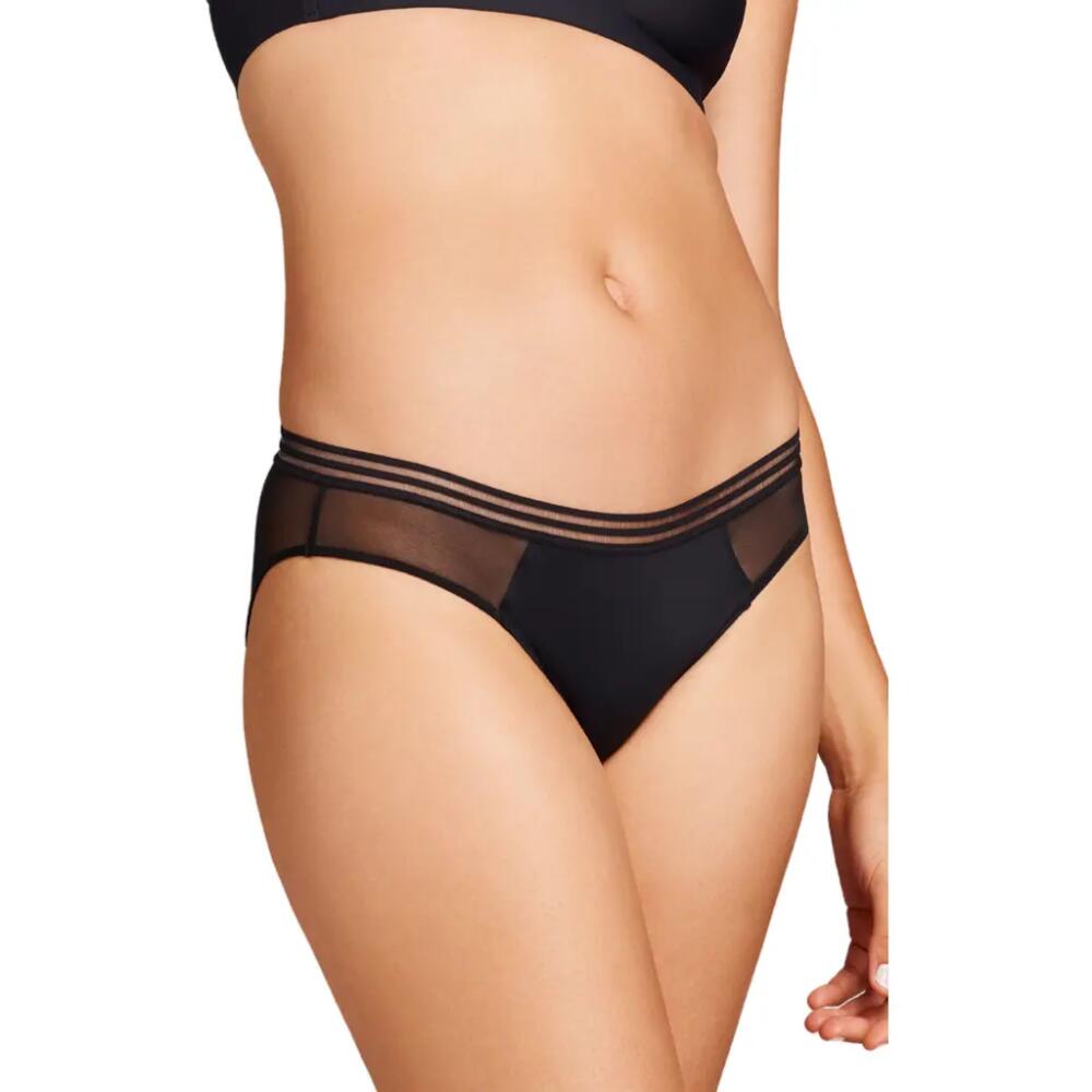 Siella Micro Mesh Bikini in Black Cover