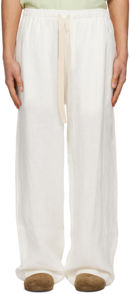 COMMAS White Wide-Leg Trousers Cover