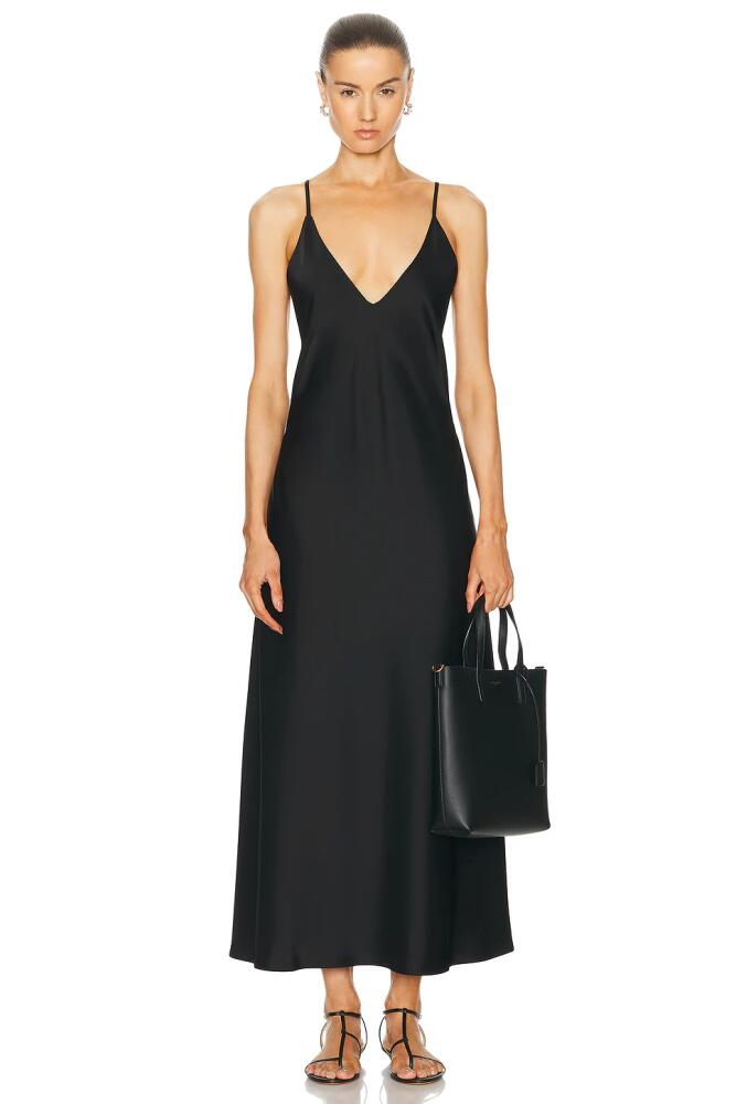 LESET Barb Backless Dress in Black Cover