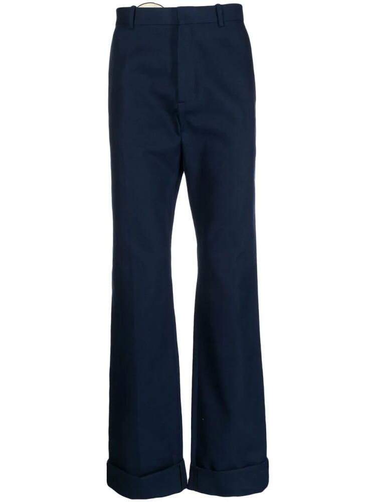 Raf Simons tailored straight-leg trousers - Blue Cover