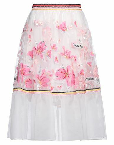 Ermanno Scervino Woman Midi skirt White Polyester Cover