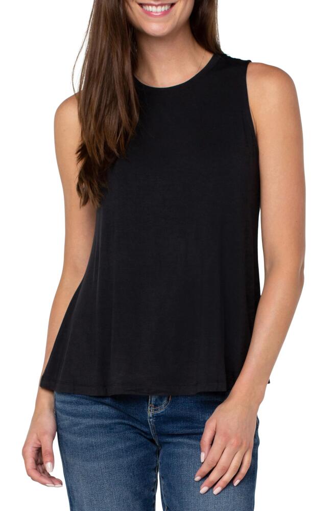 Liverpool Los Angeles Sleeveless Knit Top in Black Cover