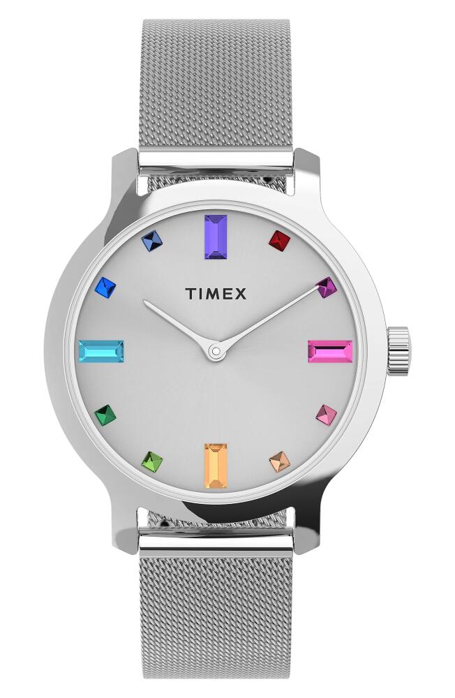 Timex Transcend Mesh Strap Watch, 31mm in Stainless Cover