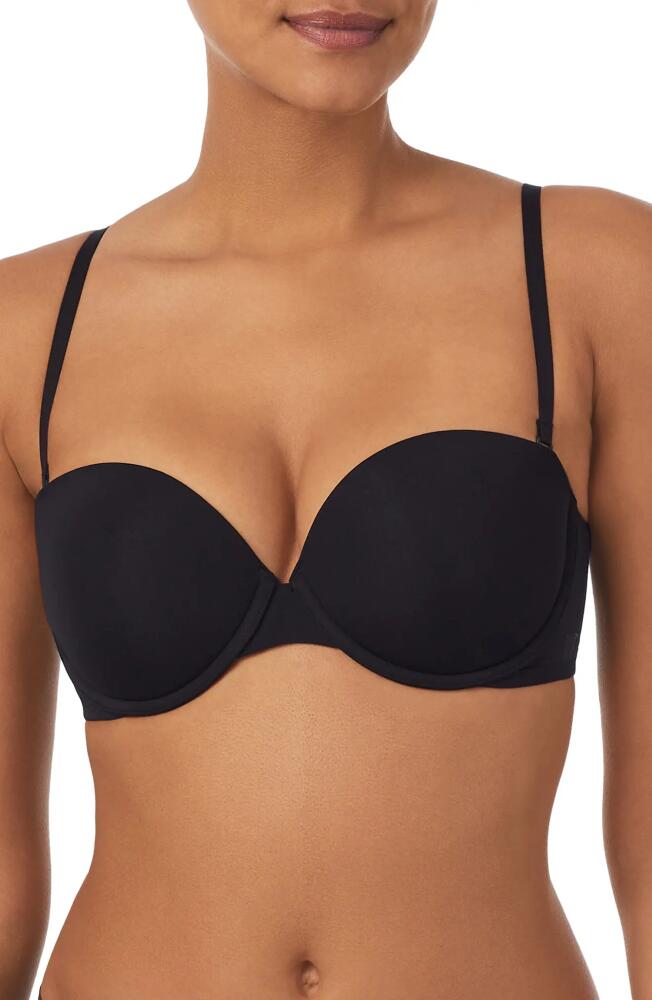 DKNY Smooth Strapless Underwire Push-Up Bra in Black Cover