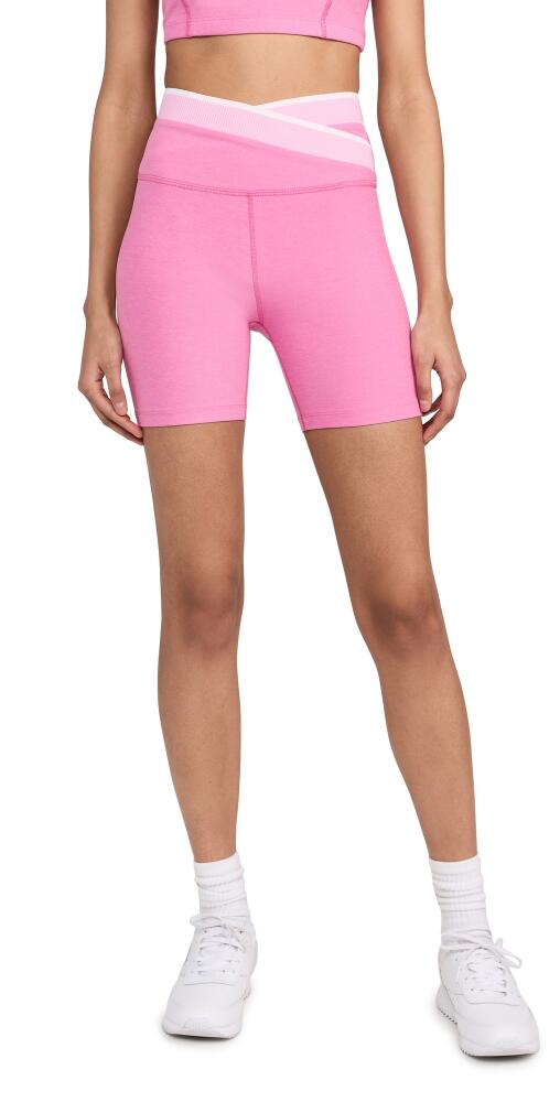 Beyond Yoga Spacedye In The Mix Biker Shorts Pink Bloom Heather Cover