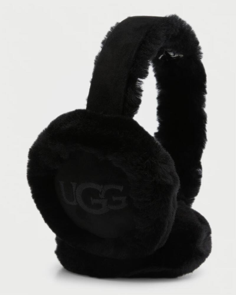 UGG Embroidered Logo Shearling Earmuffs Cover