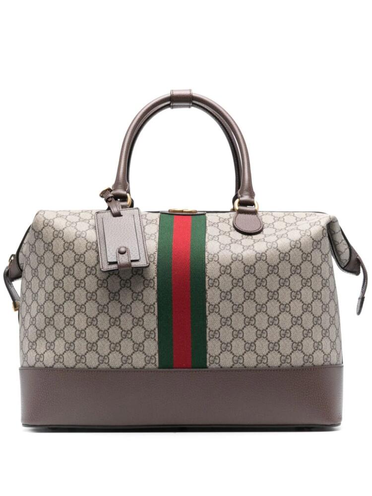 Gucci Savoy GG Supreme canvas holdall - Neutrals Cover