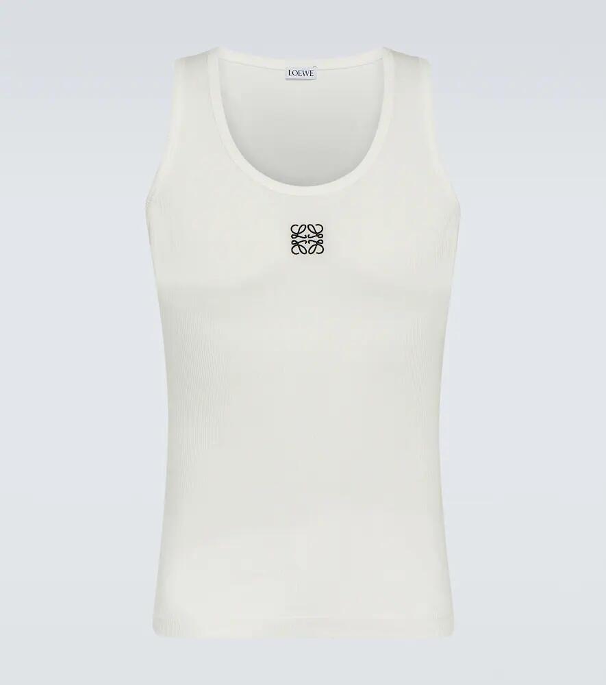 Loewe Anagram cotton-blend jersey tank top Cover