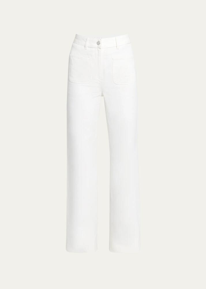 Loro Piana Danbeth Wide-Leg Linen Pants Cover