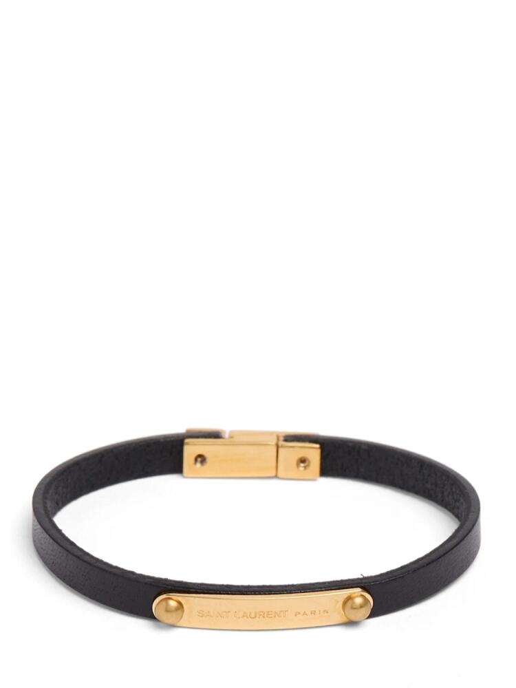 SAINT LAURENT Ysl Leather Bracelet Cover