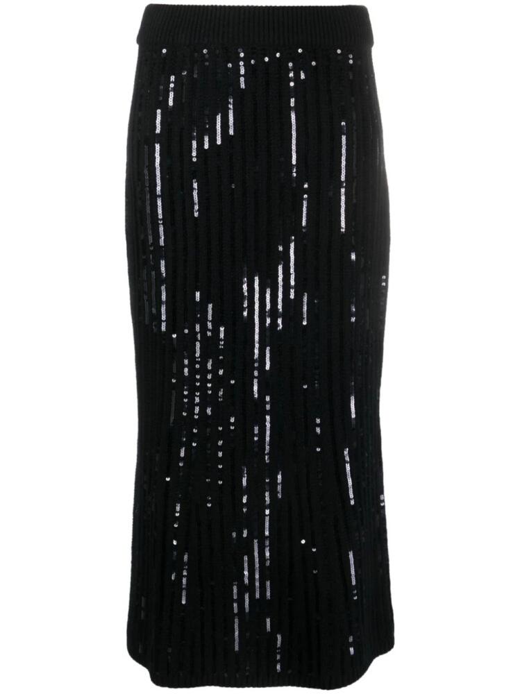 Dorothee Schumacher sequin-embellished high-waisted skirt - Black Cover