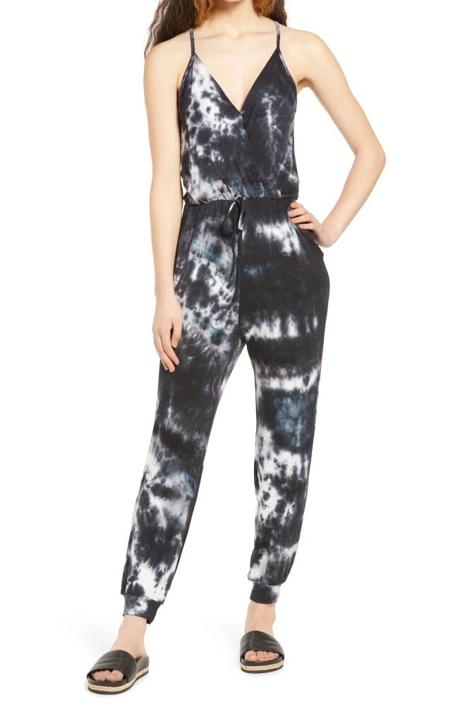 Fraiche by J Tie Dye Cami Jumpsuit in Black Cover