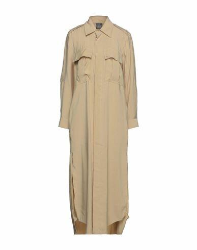 Lorena Antoniazzi Woman Maxi dress Sand Viscose, Polyester Cover