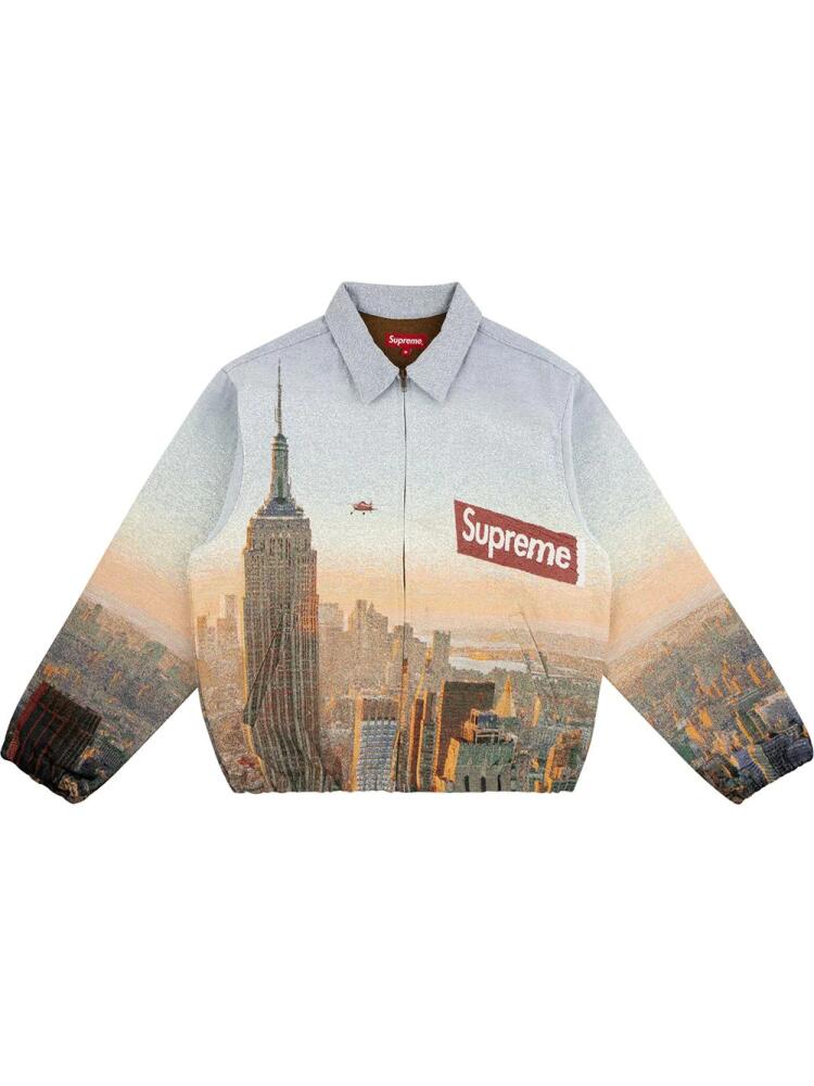 Supreme Aerial Tapestry Harrington jacket - Blue Cover