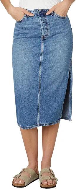 Levi's(r) Womens Side Slit Skirt (Artist Divided) Women's Skirt Cover