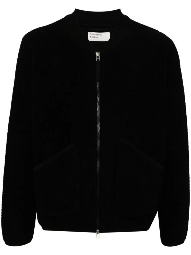 Universal Works zipped bomber jacket - Black Cover