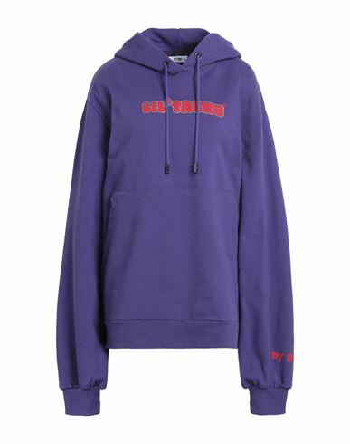 Gcds Woman Sweatshirt Purple Cotton Cover