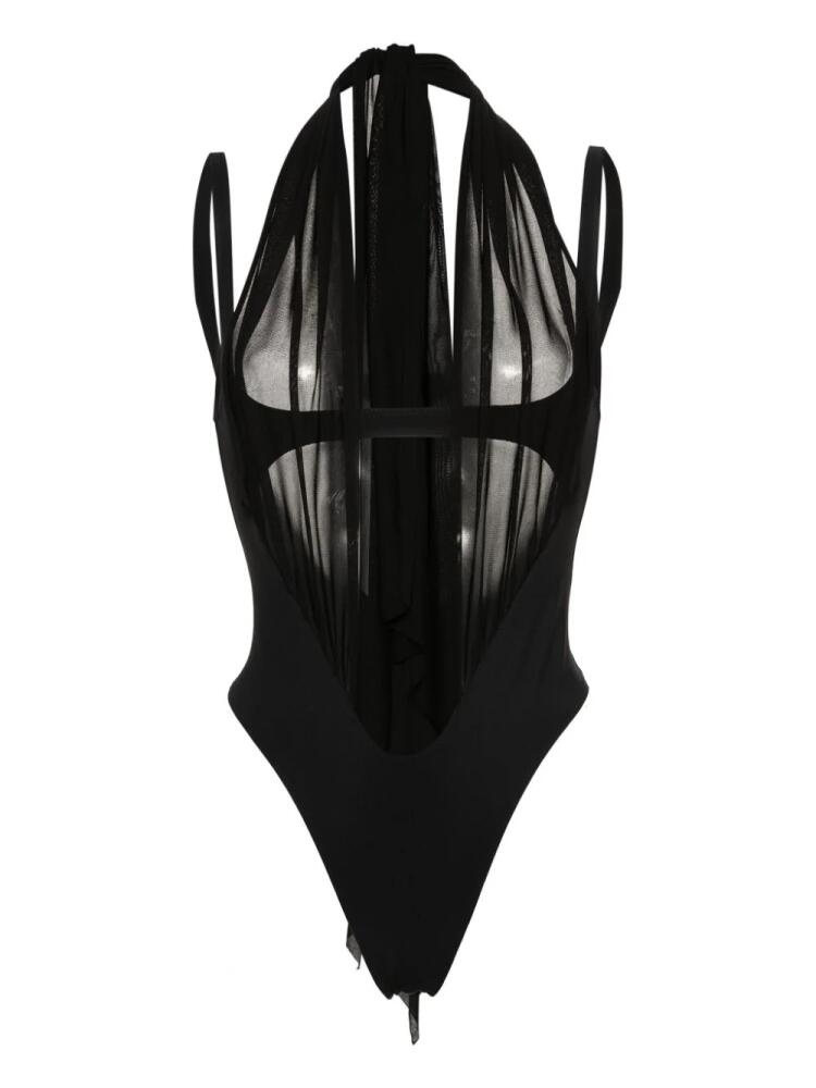 Mugler cut-out swimsuit - Black Cover