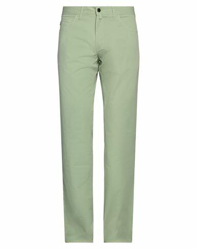 Barbour Man Pants Light green Cotton Cover