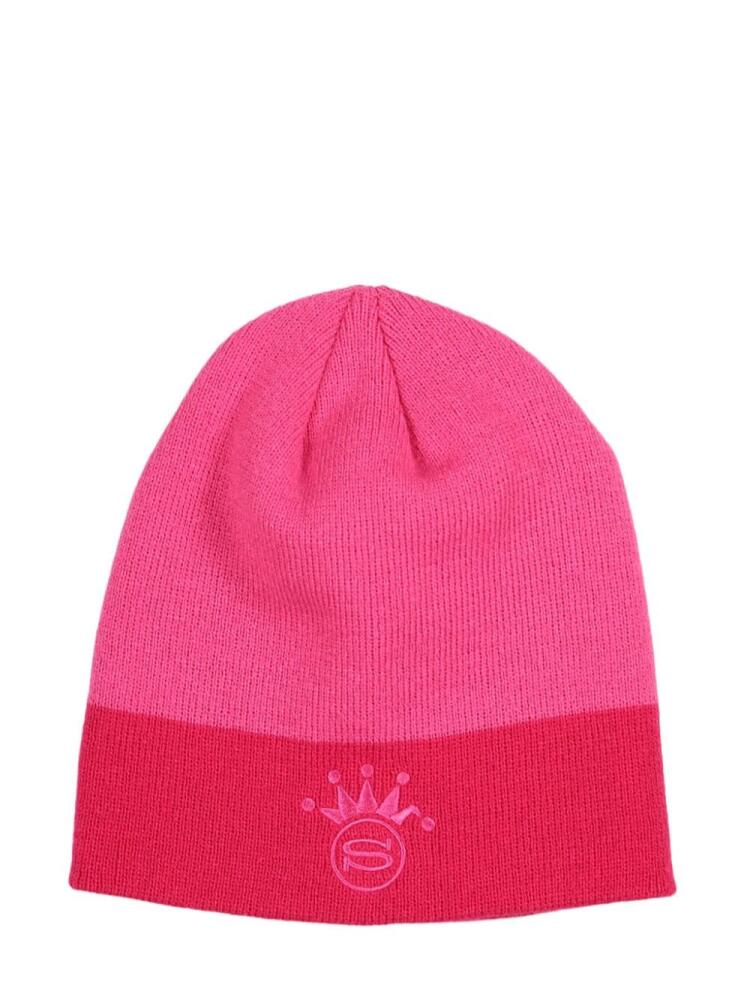 Stüssy logo-embroidered beanie - Pink Cover