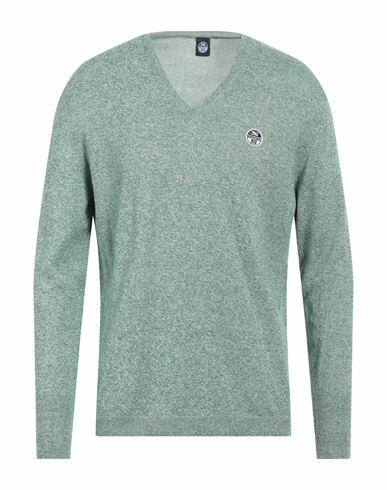 North Sails Man Sweater Green Cotton Cover