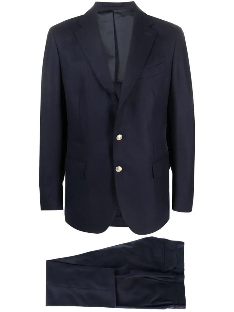 Eleventy single-breasted wool suit - Blue Cover