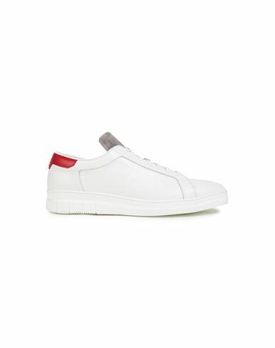 Dunhill Man Sneakers White Soft Leather Cover