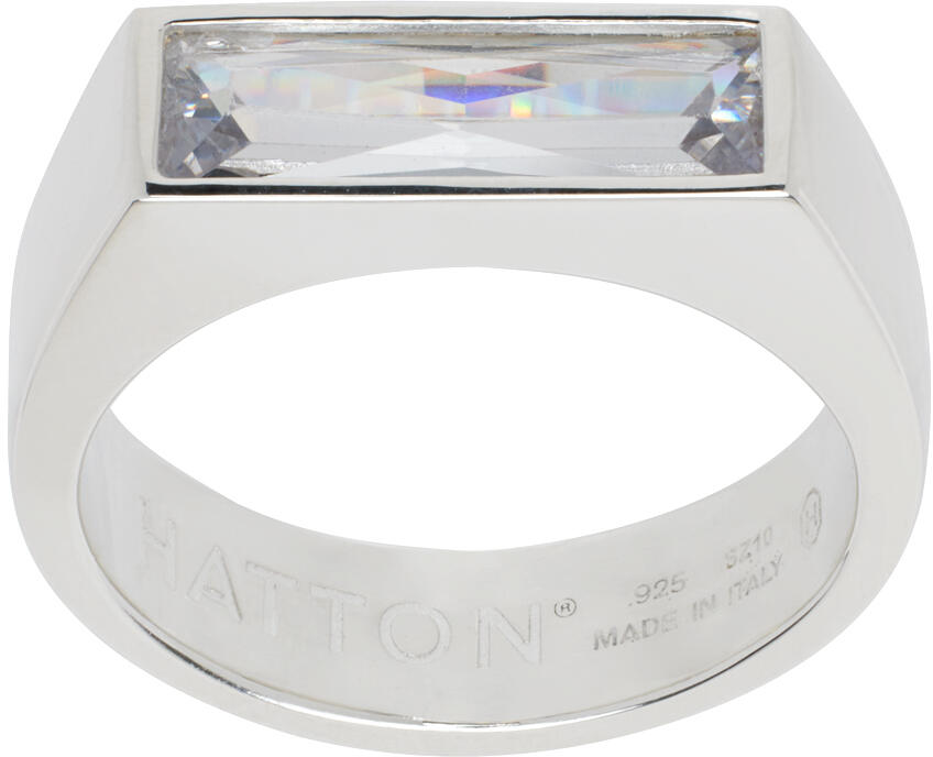 Hatton Labs Silver Baguette Ring Cover