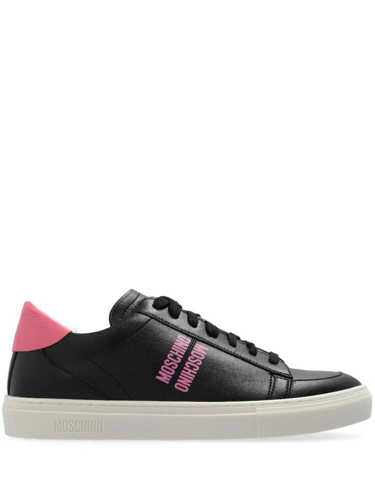 Moschino logo-print sneakers - Black Cover