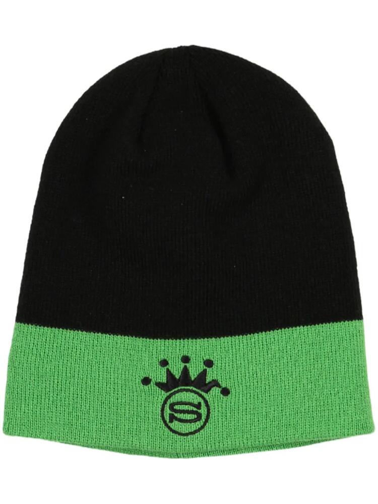 Stüssy logo-embroidered beanie - Black Cover