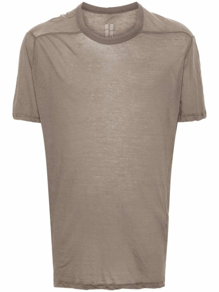 Rick Owens DRKSHDW Level cotton semi-sheer T-shirt - Grey Cover