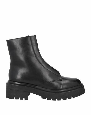 Apepazza Woman Ankle boots Black Soft Leather Cover