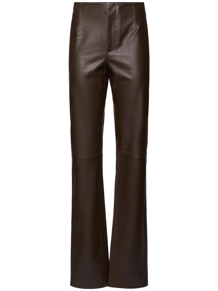 THE FRANKIE SHOP Ziggys Long Leather Pants Cover