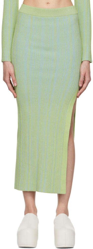 ANNA QUAN Green Sophie Midi Skirt Cover