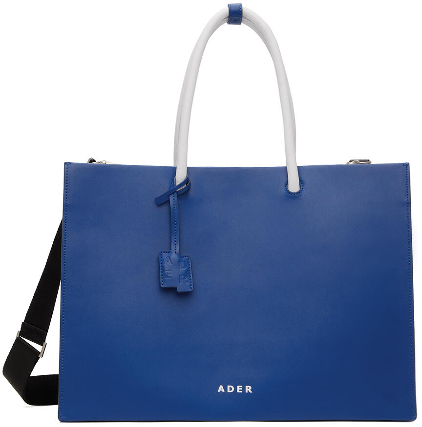 ADER error Blue Wide Shopper Tote Cover