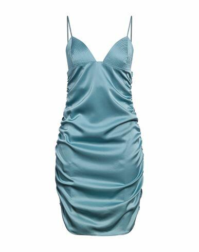 Paris Georgia Woman Midi dress Pastel blue Triacetate, Polyester Cover