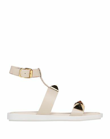 Janet & Janet Woman Sandals Ivory Soft Leather Cover