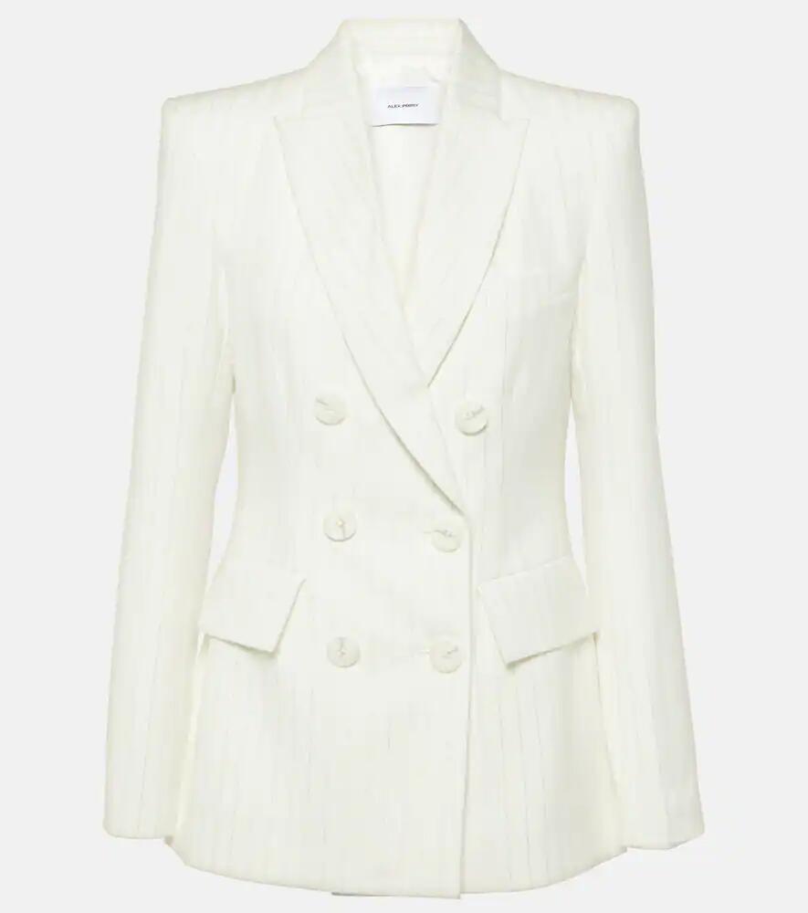 Alex Perry Pinstripe double-breasted blazer Cover