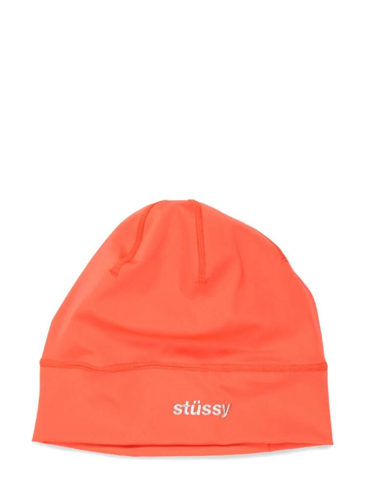 Stüssy Helvetica Sport beanie - Orange Cover