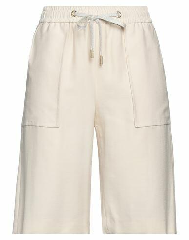 Eleventy Woman Shorts & Bermuda Shorts Beige Lyocell, Polyester Cover