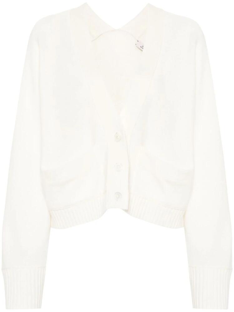 Dorothee Schumacher Modern Statement ribbed cardigan - Neutrals Cover