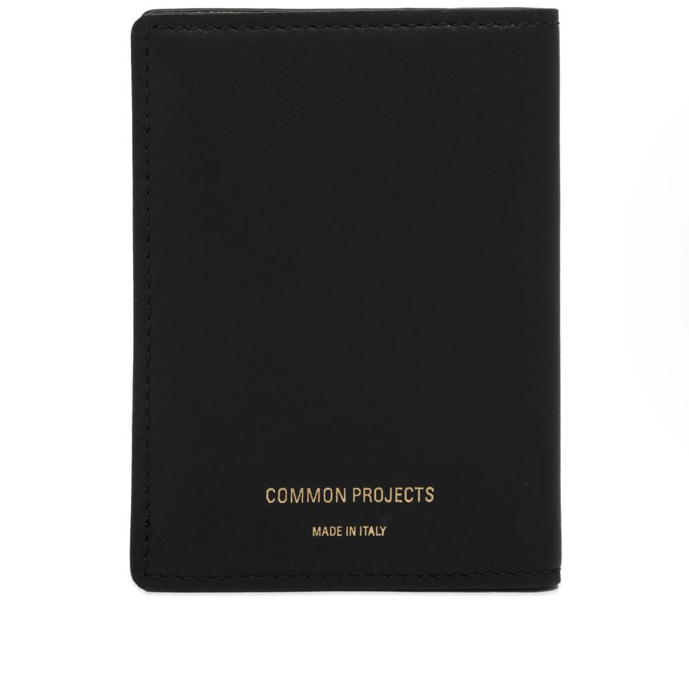 Common Projects Men's Card Holder Wallet in Black Cover