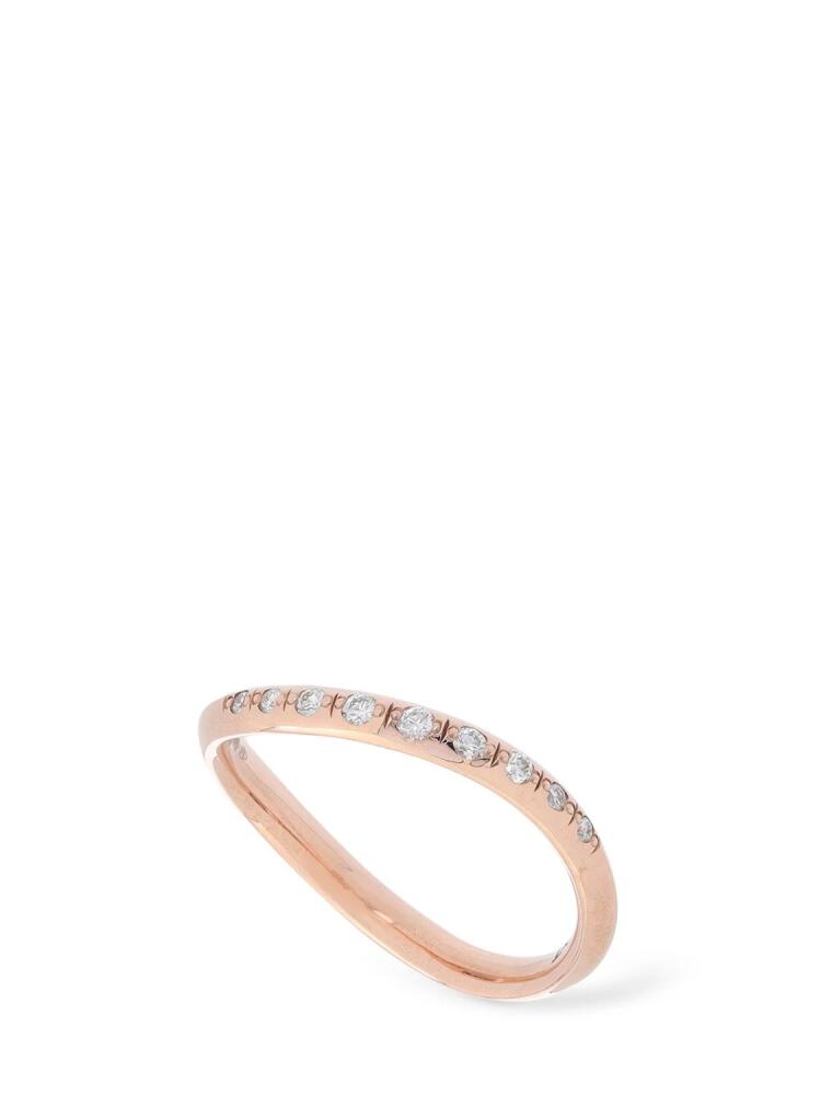 DODO 9kt Rose Gold & Diamond Essential Ring Cover