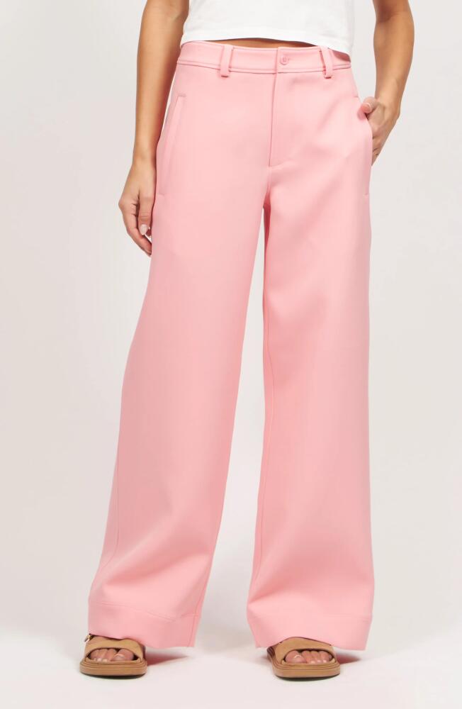 Equipment Andres Wide Leg Pants in Flamingo Pink Cover